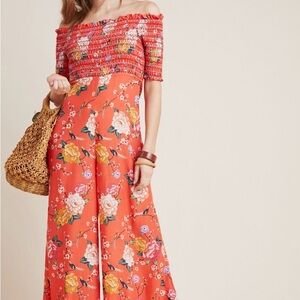 Farm Rio Paraiso Off the Shoulder Jumpsuit